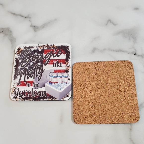 2 Pack Bougie like Natty in the Styrofoam Coasters - Picture 4 of 6